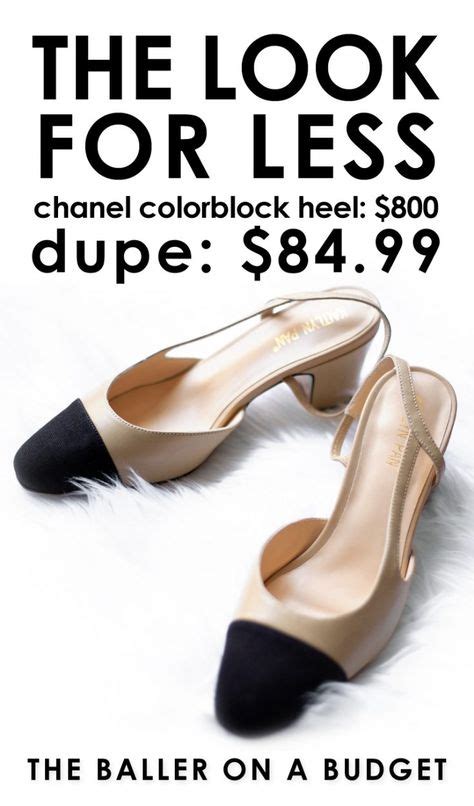 dupe chanel shoes|chanel knock off shoes.